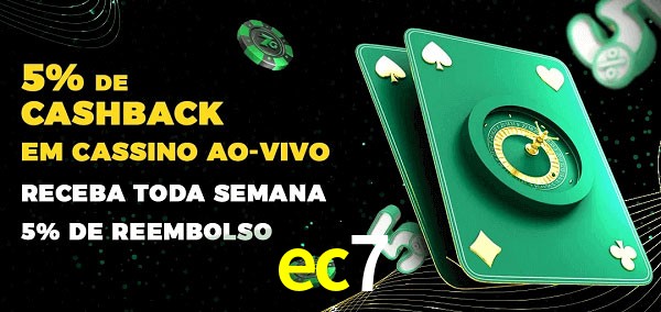 Promoções do cassino ao Vivo ec7
